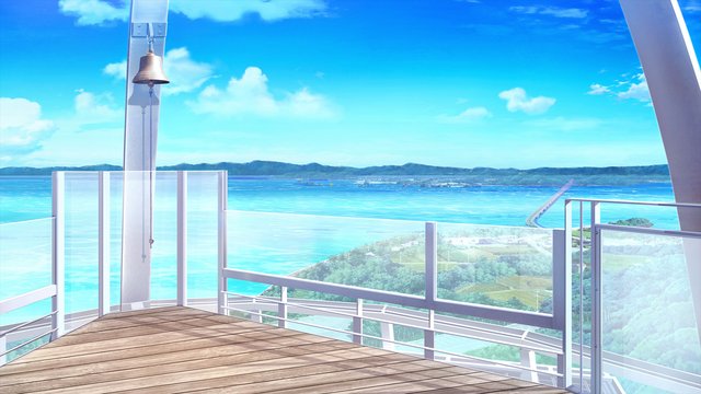 Bell at the top of Kouri Ocean Tower